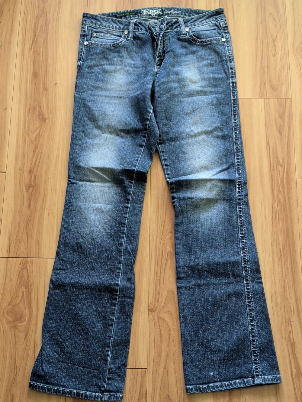 Men's Blue Denim Jeans - Classic Straight Fit